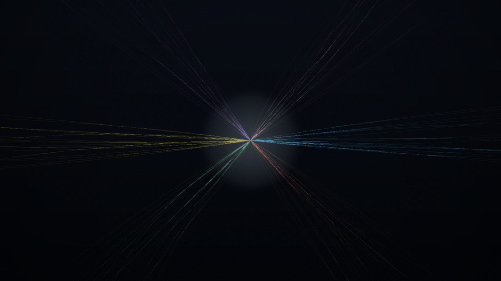 Abstract rendering of converging carrier paths into a central interconnection point.